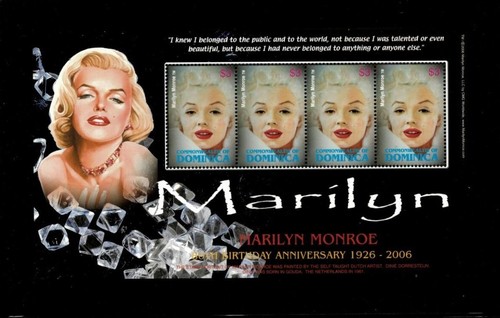 Dominica 2006 marilyn - dominica, monroe