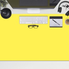 Tappetino Scrivania Computer Pad Protezione per PC Mouse Tastiera Limone 100x50