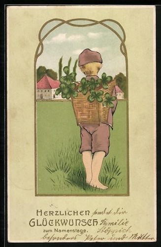Cartolina artista giovane - d'artista,