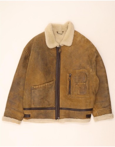 Giacca pelle shearling uomo