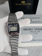Seiko ref. CX003 Cal. 0634-5019 Quartz LC Cronografo Giappone agosto 1976 NOS Fullset