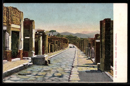 Pompei strada - pompei,,