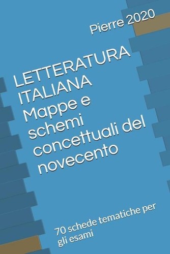 Letteratura italiana mappe - italiana, e