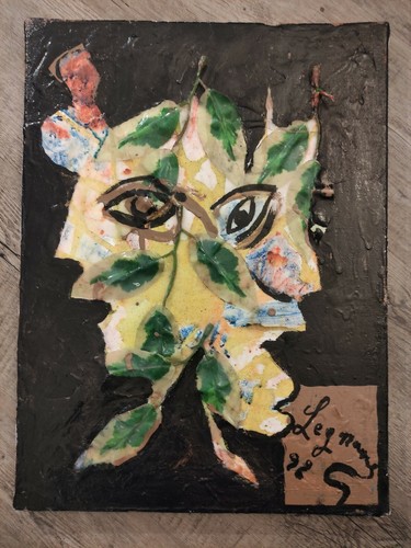 Quadro vintage con parti - quadro,