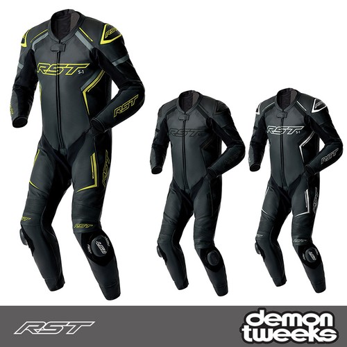 Tuta moto rst d3o pelle - tuta,