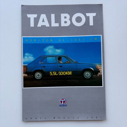 Brochure catalogue talbot - brochure,