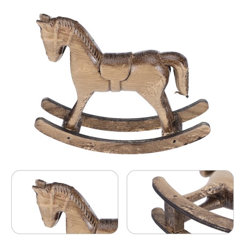 Statua cavallo dondolo in - dondolo,