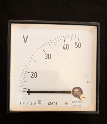 Voltmetro pantec cde 96 - voltmetro,