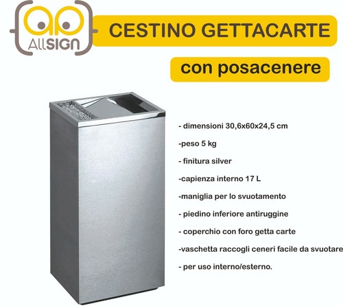 Posacenere gettacarte - posacenere, e