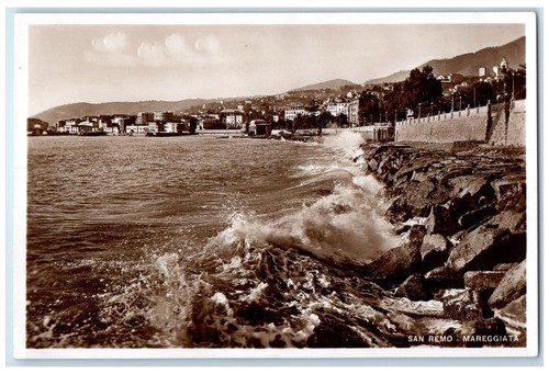 C1930s sanremo mareggiata - sanremo,