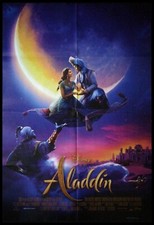 ALADDIN Locandina Film Originale 39x55" 2Sh Italiano DISNEY RITCHIE WILL SMITH SCOTT