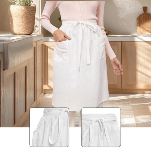 Grembiule lungo bianco - , con