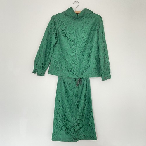Camicetta gonna verde - , floreale
