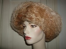 CAPPELLO COLBACCO HAT HUT PELLICCIA FUR PELZ LINCE SVEZIA NO CITES 58 LYNX