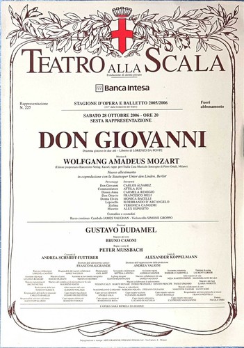 Locandina teatro alla scala - locandina,