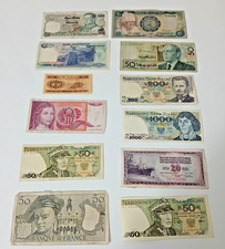 Lotto 12 Banconote Mondo