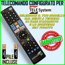 Telecomando configurato per - configurato,