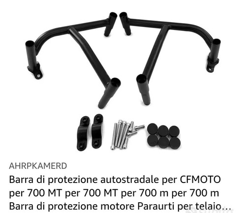 Barre paramotore moto mt - barre,