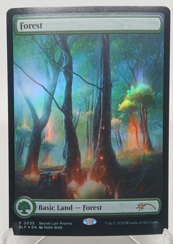 Mtg secret lair forest - mtg, foil