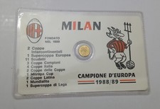 moneta Milan campione d'europa 1988/89