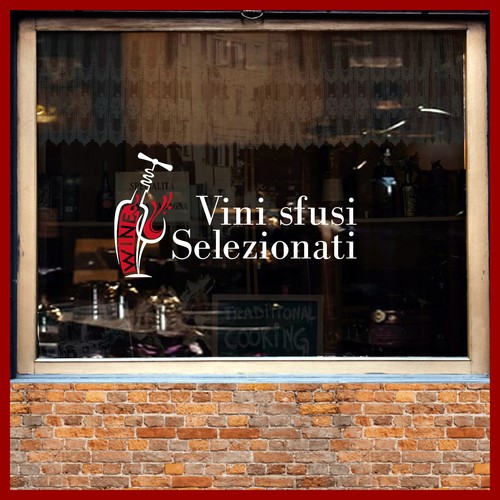 Adesivi enoteca vetrine - enoteca,