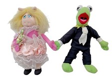 *HH* Giocattoli Peluche Action Figure Vintage Muppets Miss Piggy Kermit Toys