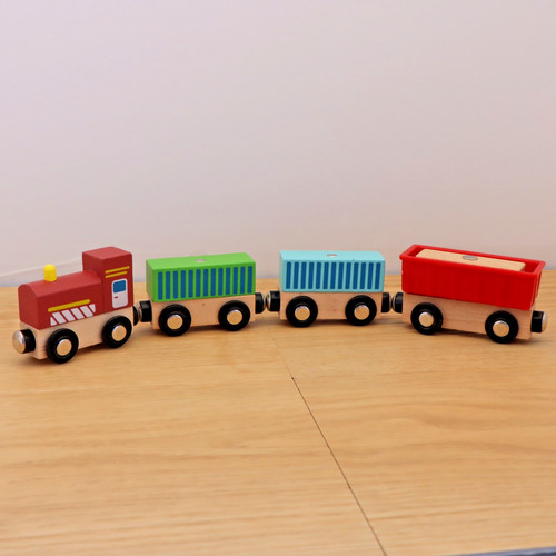 Pista treno legno - pista,
