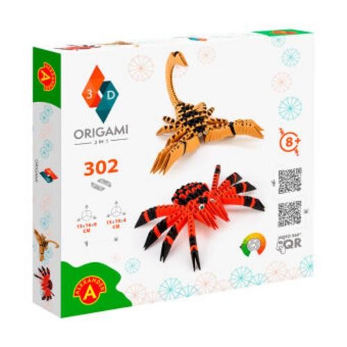 Origami 3d spider and - , /