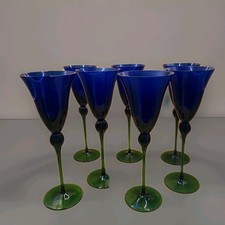 10 calici vintage in vetro