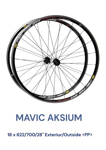 Set ruote bici strada mavic - set, da