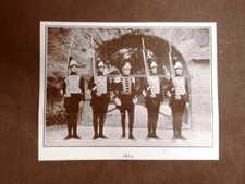 Stampa del 1924 Divise dei