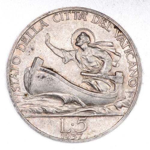 Vaticano pio lire 1937 - vaticano,