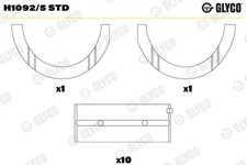 Cuscinetto albero motore GLYCO