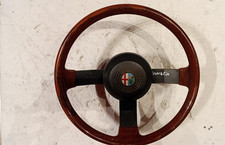 VOLANTE IN LEGNO COMPLETO ORIGINALE ALFA ROMEO GIULIETTA DAL 1977 AL 1982