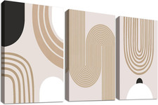 3Pcs Boho Minimalista Astratto