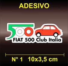 Adesivi Stickers FIAT 500 CLUB