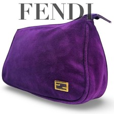 Fendi Pouch Pelle Scamosciata