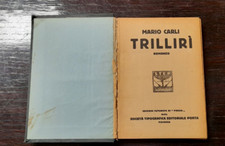 Mario Carli _ TRILLIRI' TRILLIRì _ Edizioni Futuriste di Poesia _ Tip. Porta