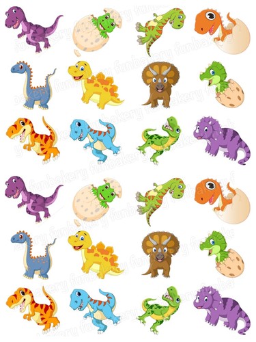 Topper per muffin dinosauro
