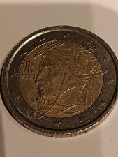 Vendo Moneta 2 Euro Dante Alighieri, 2002 Con Evidente Errore Di conio Moneta...
