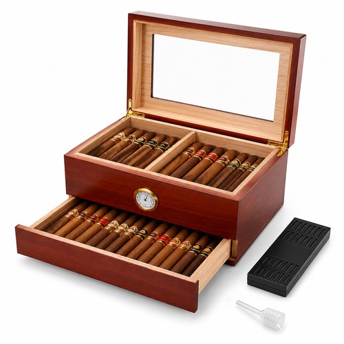 Set humidor sigari legno - set,