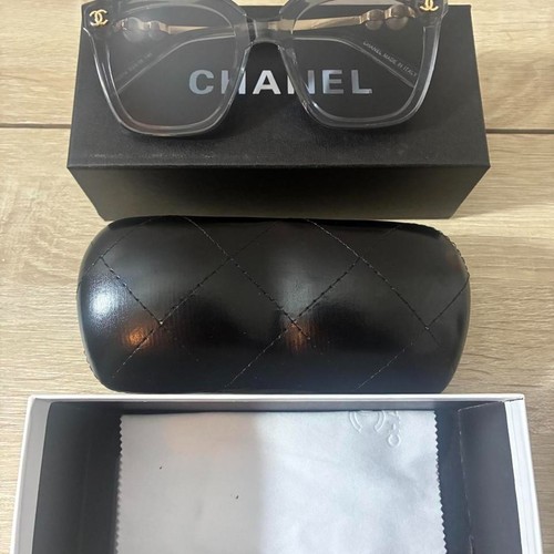 Chanel black sunglasses with