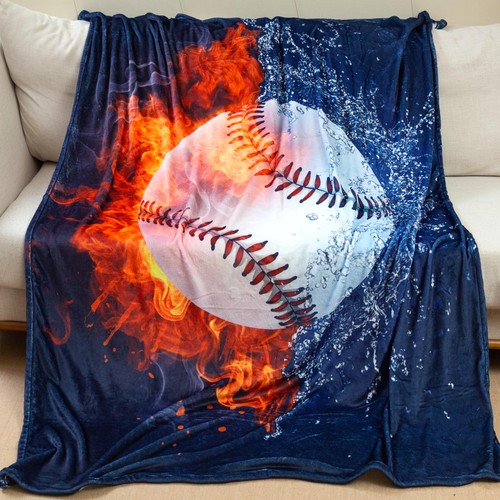 Coperta baseball doppia misura - baseball,