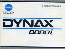 Minolta Dynax 8000i Manuale Istruzioni