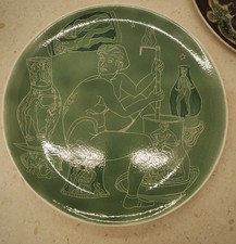 Piatto dipinto da Tono