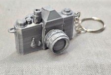 Nikon Portachiavi Stile Nikon 5 cm Colore Argento Silk