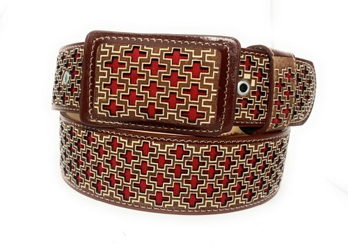 Cintura uomo western pelle - western,