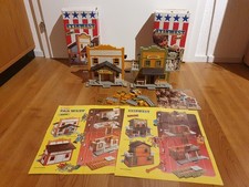 Exin West Bausets Banca e General Store IMBALLO ORIGINALE Castillos Spagna vintage anni 70 70