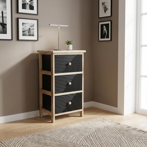 Cassettiera cassetti legno - 3,
