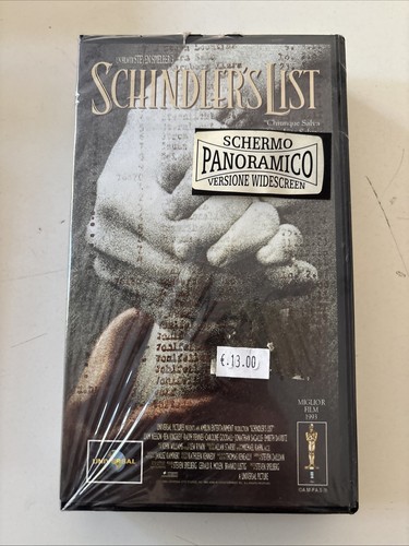 Schindler list vhs - schindler’s, (1994)